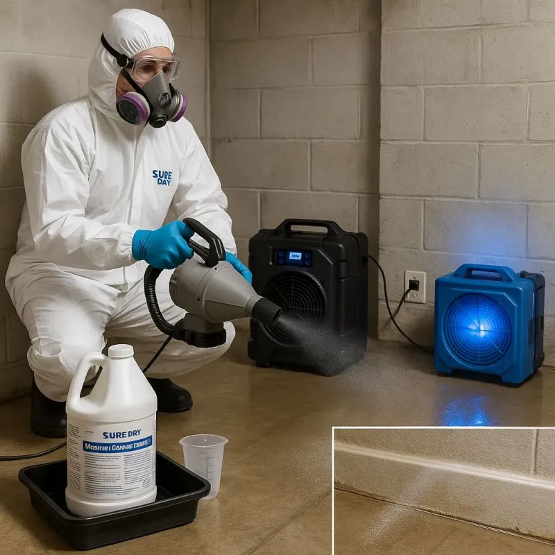 Sanitization and Odor Removal process in Chadbourn, NC
