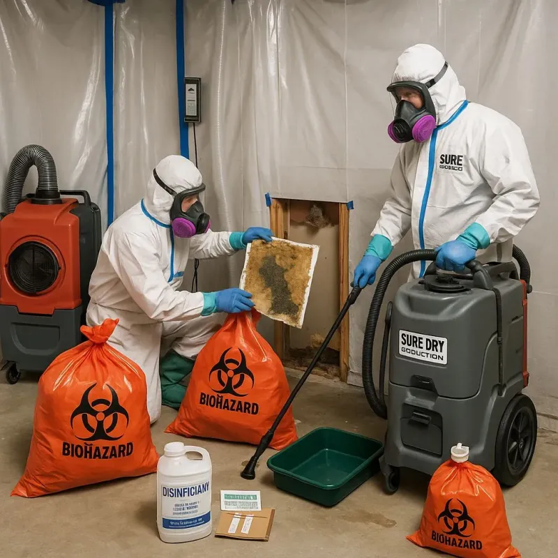 Contaminated Water Handling Protocols process in Chadbourn, NC